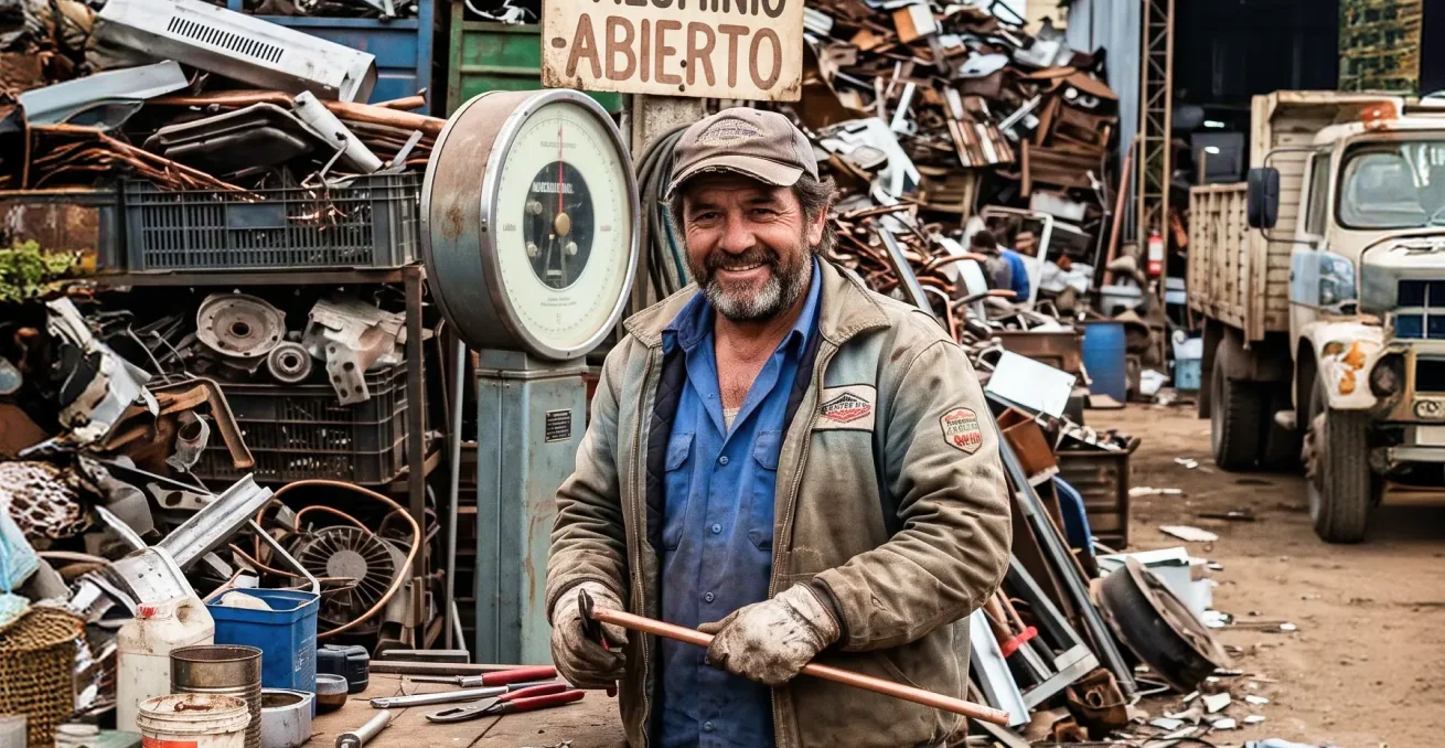 Scrap collection yard