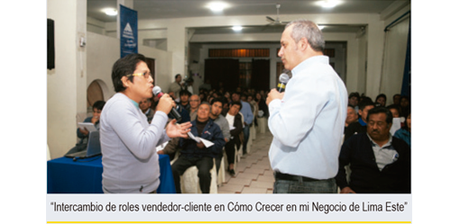 Intercambio de roles vendedor cliente en cómo crecer en mi Negocio de Lima ESte - ACEROS AREQUIPA