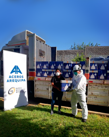Aceros Arequipa dona 100 mil dólares para la adquisición de respiradores artificiales para combatir el Covid-19
