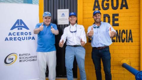 Inauguran proyecto “Agua de emergencia” que abastecerá de agua potable a más de 12,000 pobladores de las zonas altas de San Juan de Lurigancho