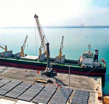 barco hacia China
