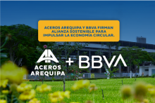 ACEROS AREQUIPA y BBVA firman alianza sostenible 